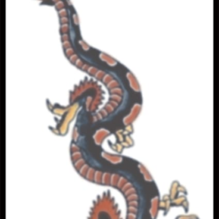 Alternative view of Vintage Tattoo - 1930 Dragon