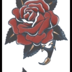 Alternative view of Vintage Tattoo - 1940 Rose
