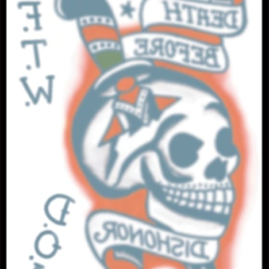 Alternative view of Vintage Tattoo - D.B.D. Skull