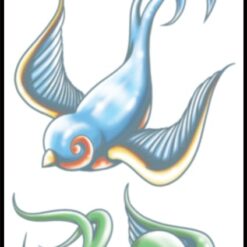 Alternative view of Vintage Tattoo - Swallows
