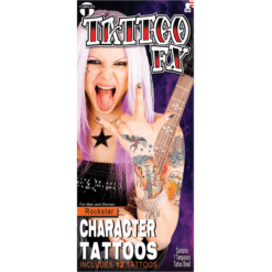 Alternative view of Character Tattoos - Rockstar