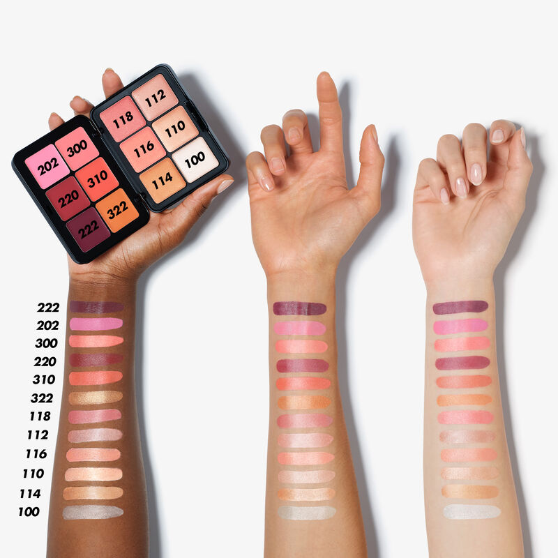 アイシャドウ MAKEUPFOREVER HDSKIN BLUSH & GLOWPALETTE HD SKIN BLUSH & GLOW PALETTE: Blush & Highlight Cream