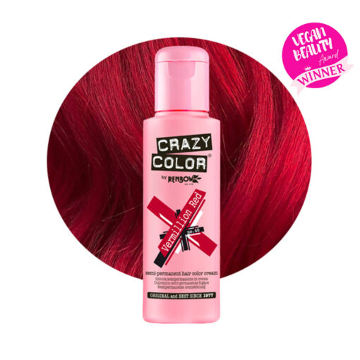 Semi Permanent Hair Dye - 40 Vermillion Red
