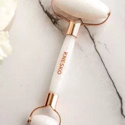 Alternative view of White Jade Gemstone Roller