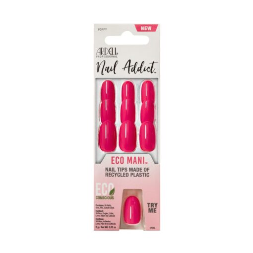 Nail Addict Eco Mani Press-Ons - Poppy