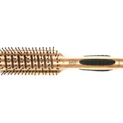 Alternative view of 701 Striped Bamboo | Vented Hairbrush with Nylon Pins