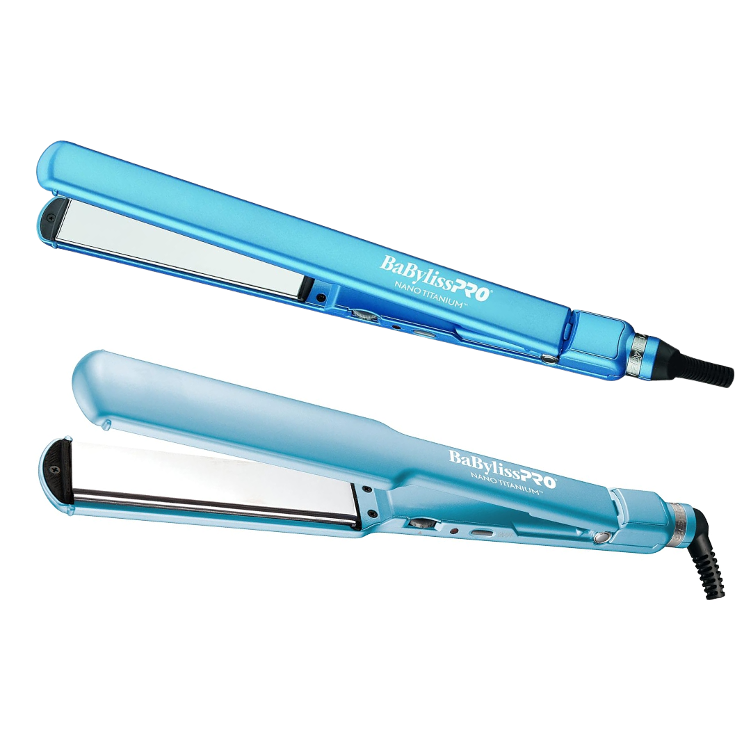 Nano Titanium 1in 1 1 2in Ultra Thin Flat Iron Set