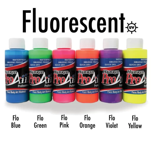 ProAiir Hybrid Fluorescent Colors, 1oz set