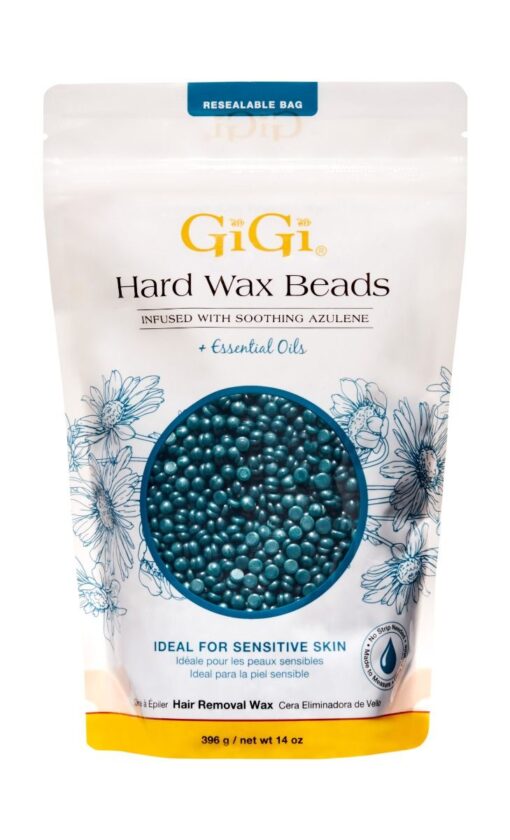 Hard Wax Beads Infused with Smoothing Azulene