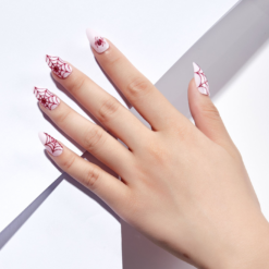 Alternative view of Spooky Webs - Halloween Press-on Nails