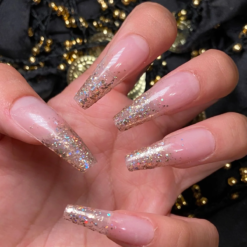 Alternative view of Press On Nails - Gold Vibes