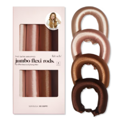 Satin-Wrapped Jumbo Flexi Rods 4pc Set- Rosewood