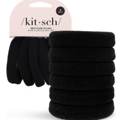 Recycled Nylon Elastic Hair Tie - 6pc