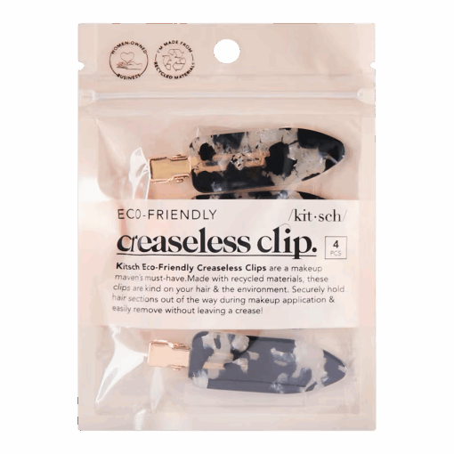 Eco-Friendly Creaseless Hair Clips 4pc Set