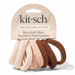 Recycled Fabric Seamless Hair Elastics