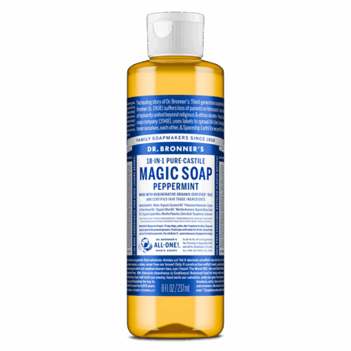 Peppermint Pure-Castile Magic Soap 8oz