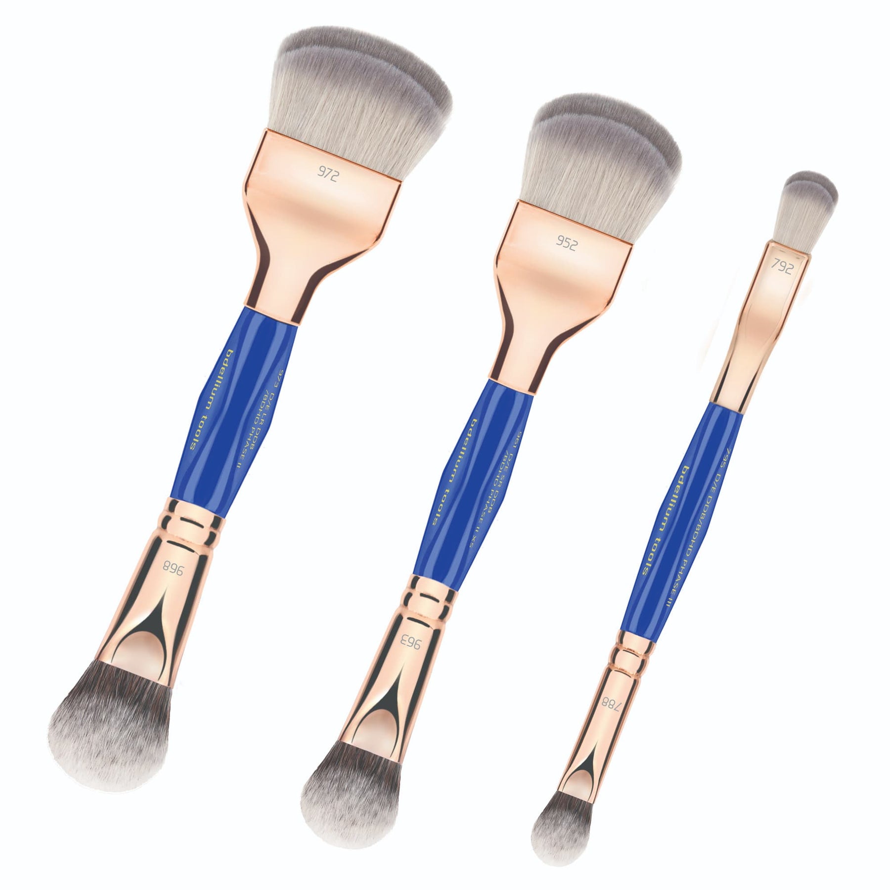 Golden Triangle Double-Ended Double Dome Blender / BDHD Brush 3pc Set
