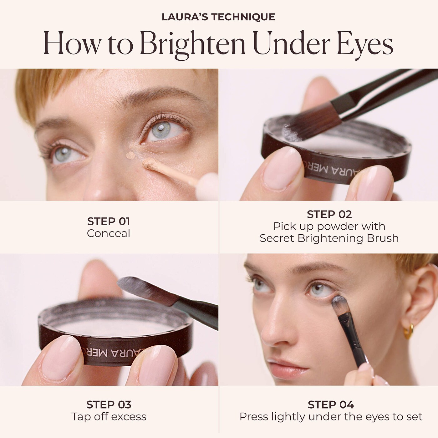 Secret Brightening Color Correcting Longwear Under Eye Setting Powder - Image 6