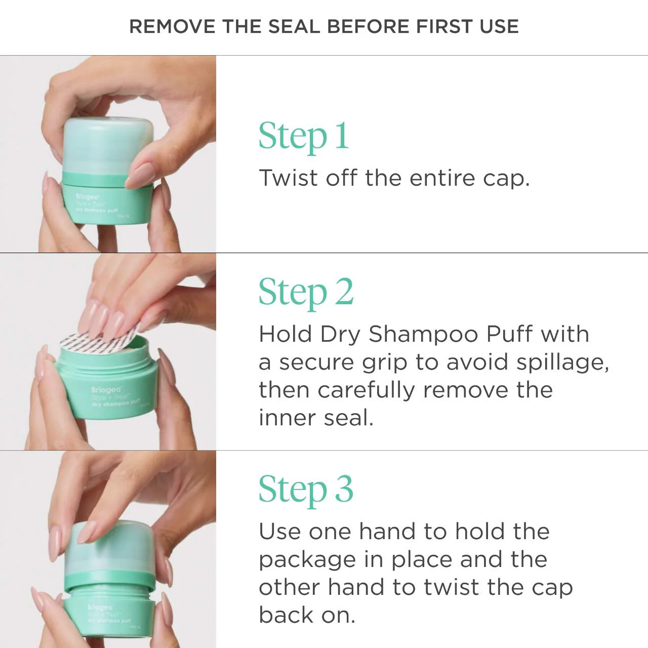 Style + Treat Biotin Dry Shampoo Powder Puff - Image 8