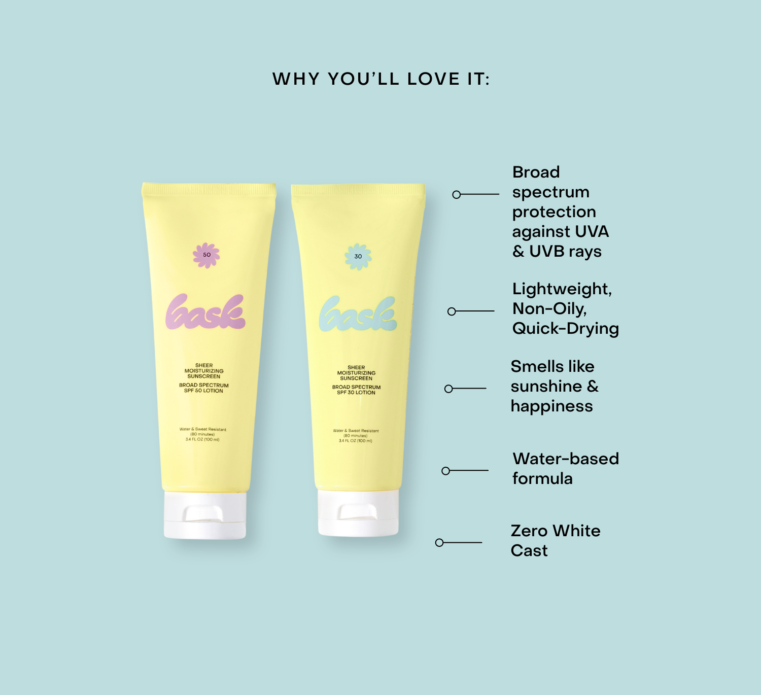 Sheer Moisturizing SPF 50+ Lotion - Image 3