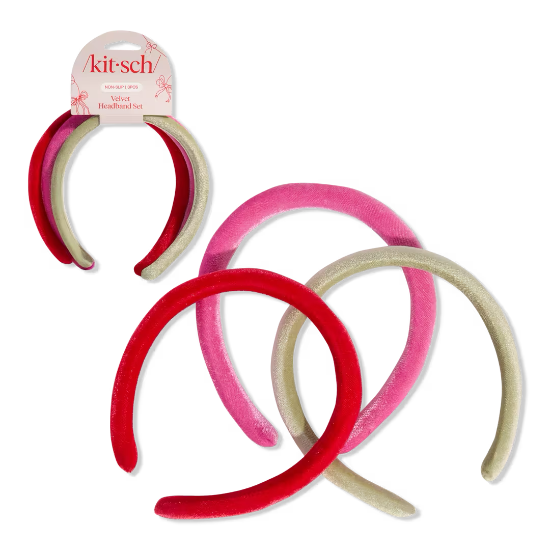 Velvet Headband 3 Piece Set