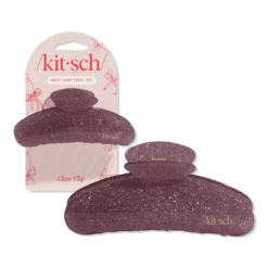 Pink Glitter Claw Clip