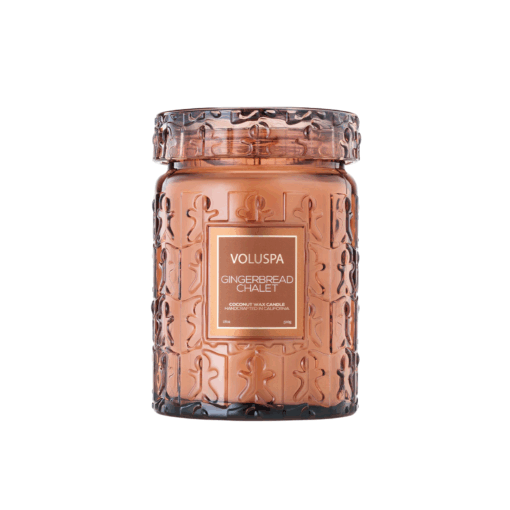 Large Jar Candle - Gingerbread Chalet