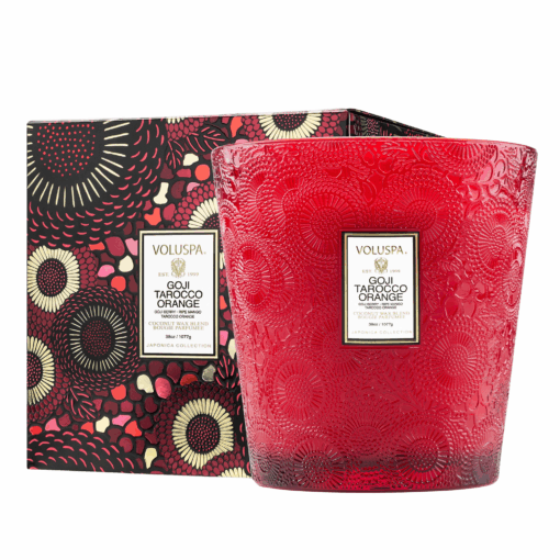 3 Wick Hearth Candle - Goji Tarocco Orange