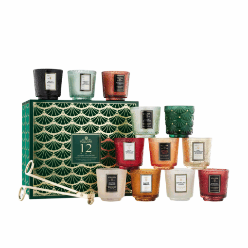 12 Day Advent Calendar - Petite Pedestal Candle Gift Set