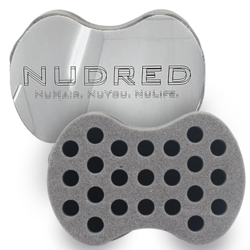 NuDred Sponge - Silver, Large Holes