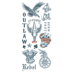 Character Tattoos - Biker / Outlaw