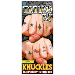 Alternative view of Knuckles Tattoo – Symbols