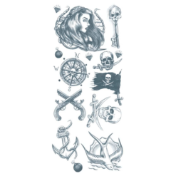 Character Tattoos - Pirate / Buccaneer