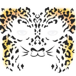 Alternative view of Face Tattoo Kit – Cheetah