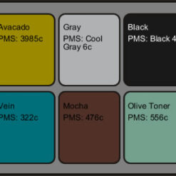 Alternative view of Reel Color Palette - Shades From The Crypt