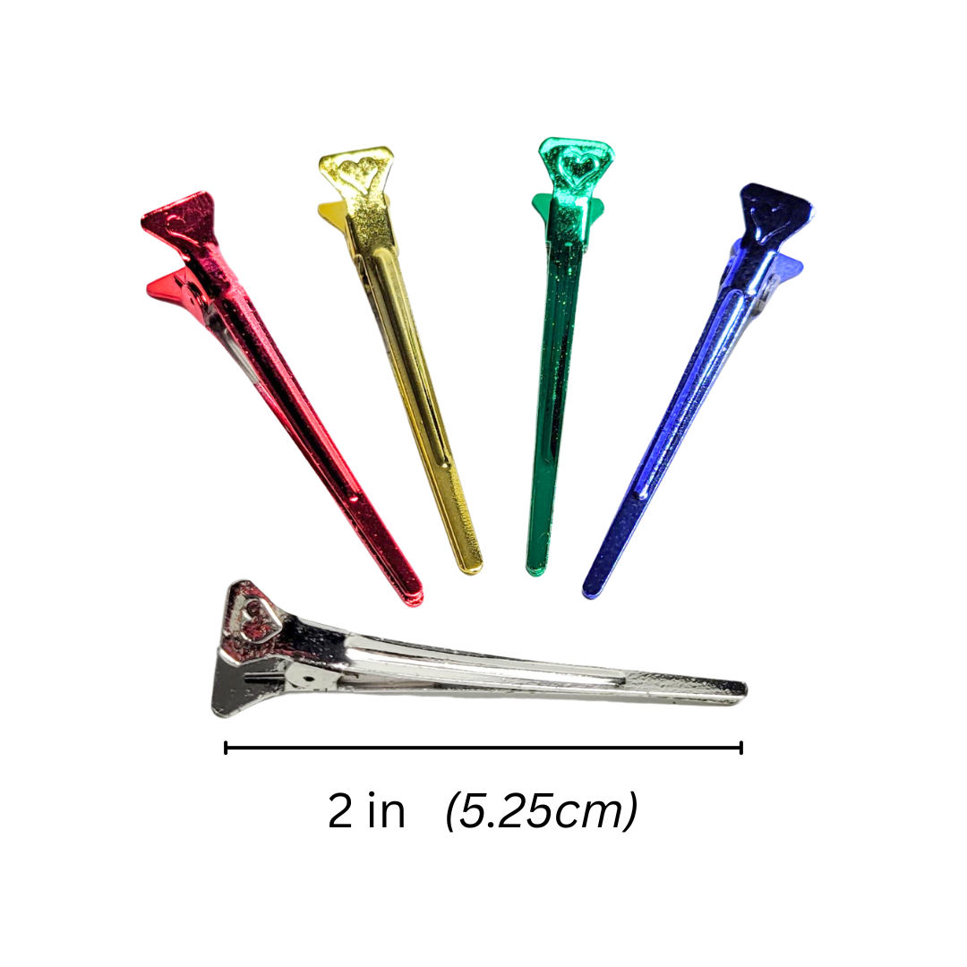 Aluminum Curl Clips Assorted Colors - 6ct - Image 3