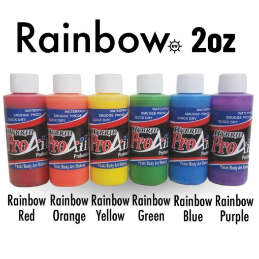 ProAiir Hybrid Rainbow Colors, 2oz set