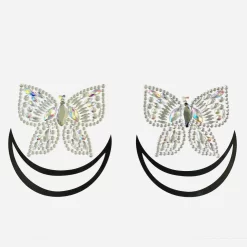 Alternative view of Social Butterfly Jewel Body Stickers