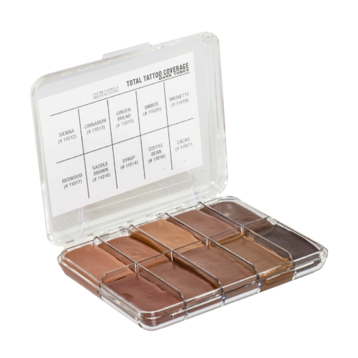 Mini Total Tattoo Coverage Palette - Dark Flesh