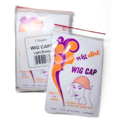 Wig Cap - Light Brown, 1 Dozen